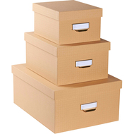 Boîtes de rangement OfficeByMe, Set de 3