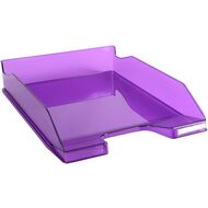 Biella corbeille à courrier, A4, violet transparent - 7611365473625_01_ow
