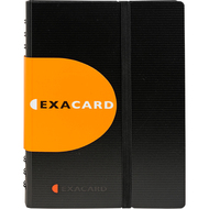 Visitenkartenalbum Exacard, 20 Taschen (120 Karten)