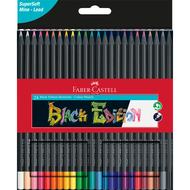 crayons de couleur Black Edition, étui de 24
