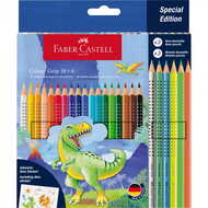 crayons de couleur Color Grip dinosaures, 18 + 6 pièces