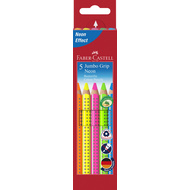 crayons de couleur Jumbo Grip Neon, kit de 5