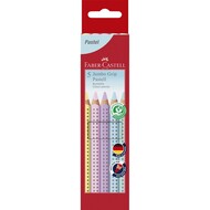 crayons de couleur Jumbo Grip Pastel, 5 pièces