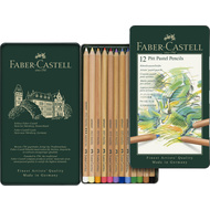 Crayons de couleur Pitt Pastel, boîte de 12