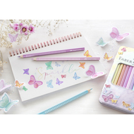 Faber-Castell crayons de couleur Sparkle pastel, boîte de 12, assorties - 4005402019106_04_ow
