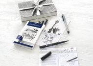 Faber-Castell feutres à l’encre de Chine Pitt Artist Pen, kit starter Hand Lettering, 9 pièces, assorties - 4005402671182_02_ow