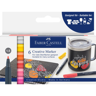 Marqueur pour décoration Creativ Marker, Summer breeze, 6 pièces