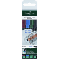 Marqueurs Multimark, permanent, F, 4 pièces