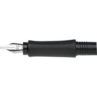 Faber-Castell Stylo-plume set de calligraphie Grip 2011, 1.1 / 1.4 / 1.8 mm, noir/argenté - 4005402016297_02_ow