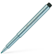 Faber-Castell stylos à l’encre de Chine Pitt Artist Pen, Metallic, bleu - 4005401673927_02_ow