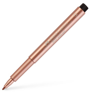 Faber-Castell stylos à l’encre de Chine Pitt Artist Pen, Metallic, cuivré - 4005401673521_02_ow