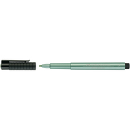 Faber-Castell stylos à l’encre de Chine Pitt Artist Pen, Metallic, vert - 4005401673941_01_ow