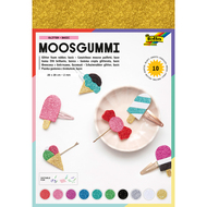 Caoutchouc mousse pailleté/basic