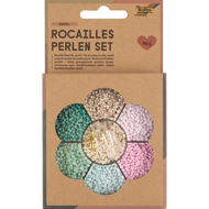 Perlen Set Rocailles, pastell