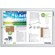 Plakatrahmen Security, abschliessbar