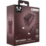 Mini chargeur USB-C, 20 W + câble de chargement Lightning