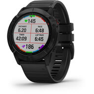 Gamin montre sportive GPS Fenix 6X Pro, noir