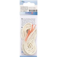 Set de mèches rondes pour bougies, Gr. 03, 09, 20