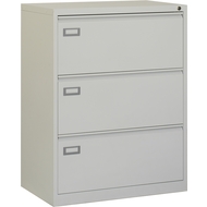 Hängeregistraturschrank Steel, 3 Hängeregisterauszüge, 79 x 48 x 102.2 cm