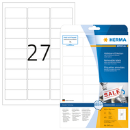 Herma étiquettes repositionnable, 4347, 63.5 x 29.6 mm, 25 feuilles - 4008705043472_01_ow