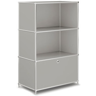 Highboard VEROM, 1 Klapptüre, 2 Fächer, mit Lochgriff