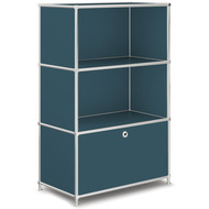 Highboard VEROM, 1 Schublade, 2 Fächer, mit Lochgriff