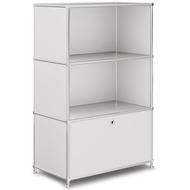 Highboard VEROM, 1 tiroir, 2 étagères, avec poignée perforée
