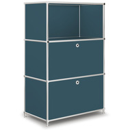 Highboard VEROM, 2 Schubladen, 1 Fach, mit Lochgriffen