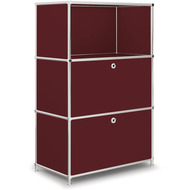 Highboard VEROM, 1 Schublade, 1 Klapptüre, 1 Fach, mit Lochgriffen