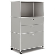 Highboard VEROM, 2 Schubladen, 1 Hängeregisterauszug
