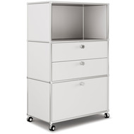 Highboard VEROM, 2 Schubladen, 1 Hängeregisterauszug