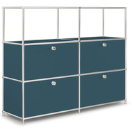 Highboard VEROM, 4 Schubladen, 2 Fächer ohne Rück- und Seitenwände