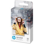 HP Fotopapier Zink, selbstklebend, 50 Blatt, 5 x 7.6 cm, 290 g/m2, glanz