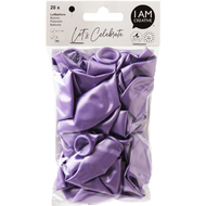 ballons de baudruche métallisés, 20 pièces
