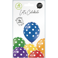 Ballons points, Mix, 6 pièces