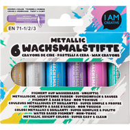 Crayons de cire Metallic