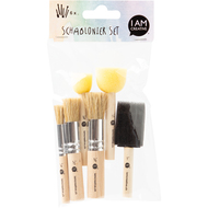 Schablonierpinsel 6er Set
