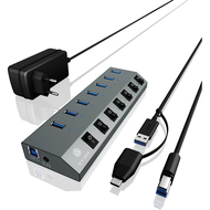 Hub USB IBHUB1701 - 7x USB-A, 7 ports