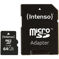 Speicherkarte microSDXC Class 10 + SD-Adapter