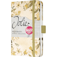 Jolie Notizbuch, 95 x 150 mm, liniert, Loose Florals Olive - 4004360804632_01_ow