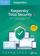 Kaspersky Total Security version intégrale, 3 PC, (Windows, macOS, Android)