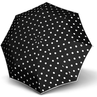 Knirps parapluie Duomatic, noir à pois - 9003034246452_01_ow