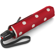 Knirps parapluie Duomatic, rouge à pois - 9003034253047_02_ow