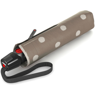 Knirps parapluie Duomatic, taupe à pois - 9003034246469_02_ow