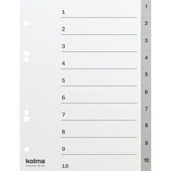 Register KolmaFlex mit Indexblatt