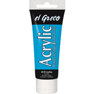 KREUL el Greco Acrylfarbe, 75 ml, azurblau, 1 Stück - 4000798283308_01_ow