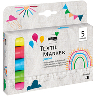 Textilmarker Junior, 5 Stück