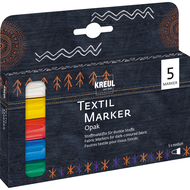 Textilmarker Opak, 5 Stück