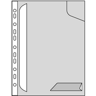 Leitz Sichtmappen CombiFile Hardback, 3 Stück, A4, 180 µm, genarbt, transparent - 4002432382491_03_ow