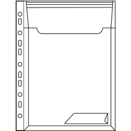 Leitz Sichtmappen CombiFile Maxi, 3 Stück, A4, 200 µm, genarbt, transparent - 4002432371020_02_ow
